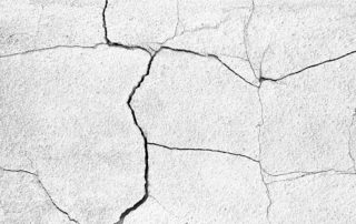 cracked concrete wall