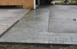 menomonee falls stamped concrete patio project