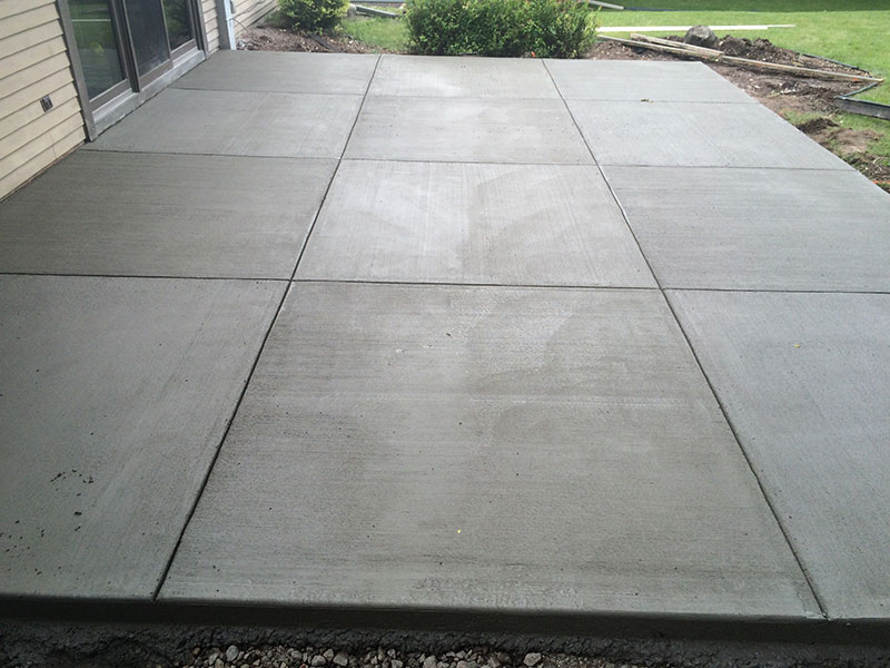 menomonee falls residential concrete patio project