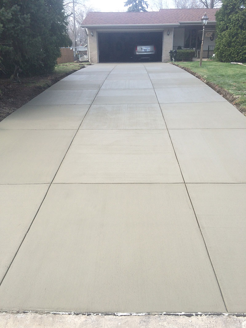 sussex concrete driveway project