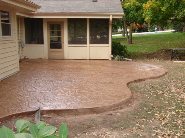 new berlin stamped concrete project