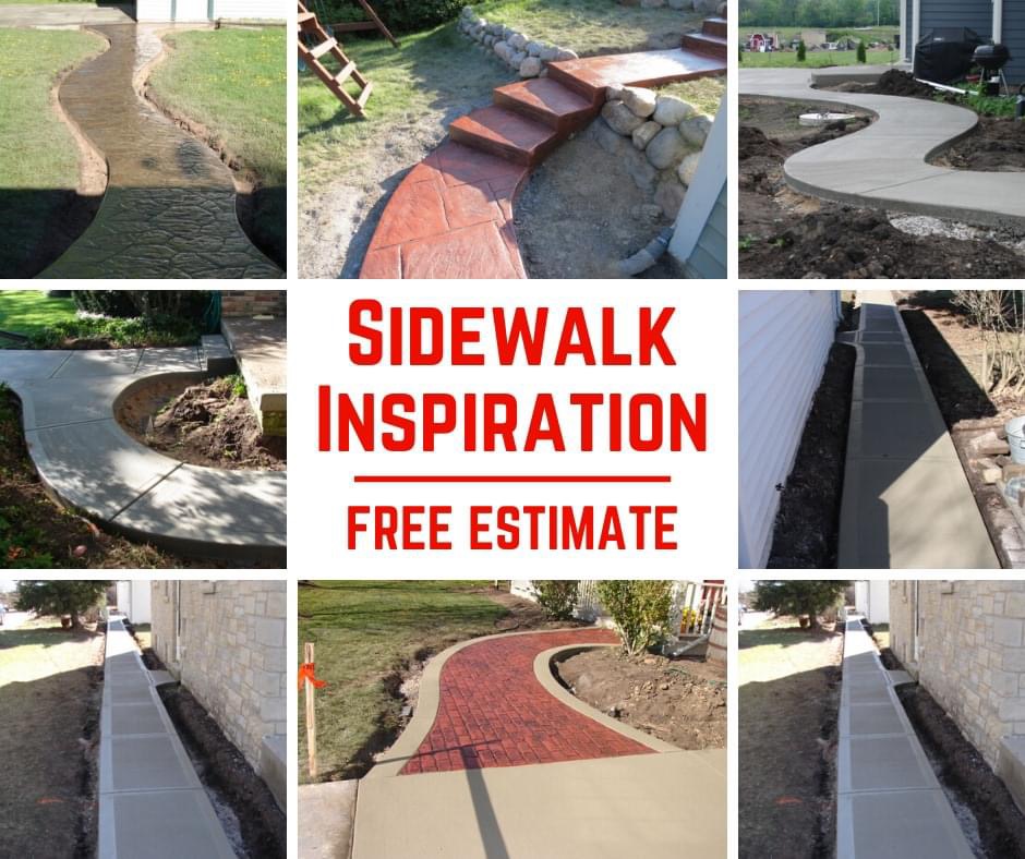 Concrete Sidewalk Installation