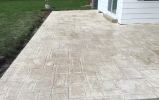 milwaukee stamped concrete patio project
