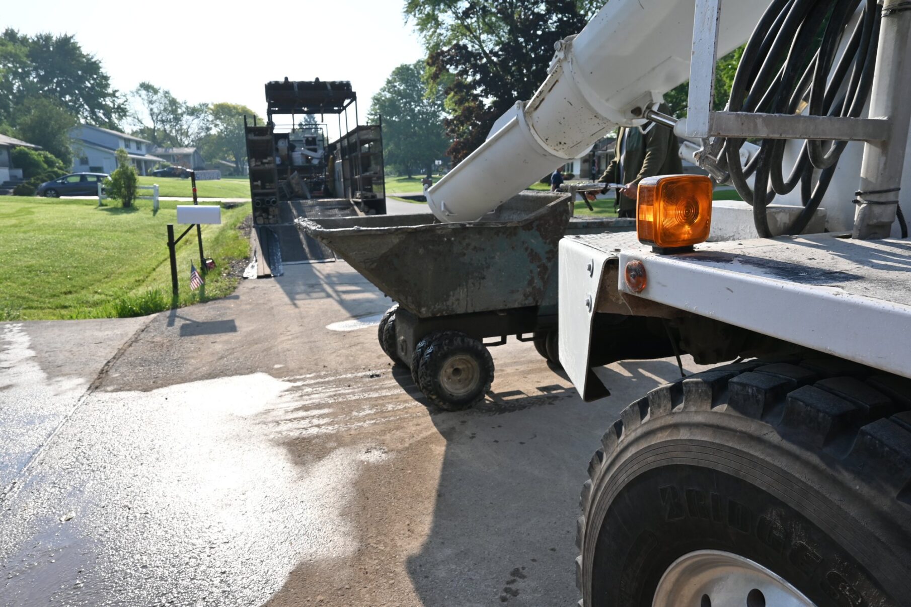 The people and equipment behind the Germantown project.