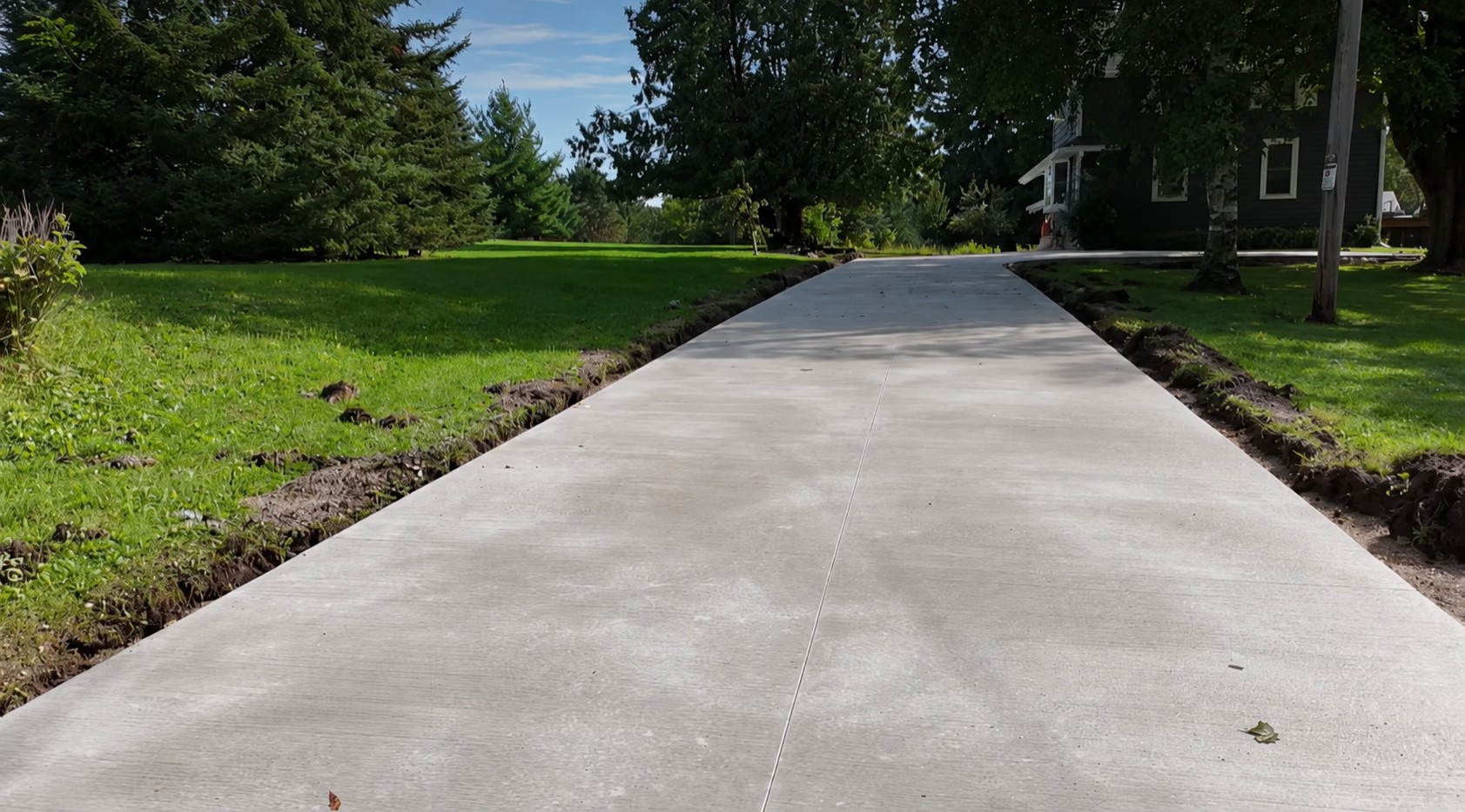 JBS concrete driveway project in Menomonee Falls